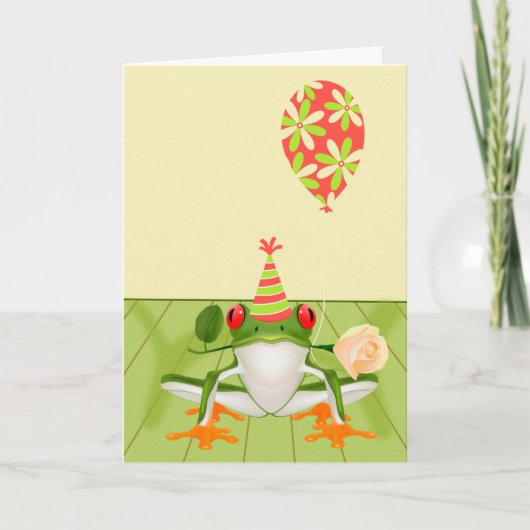 ハッピーバースデーカード：全般 カード (正面)