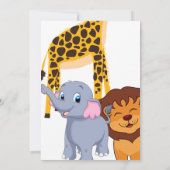 ハッピーバースデーカード 招待状 (裏面)