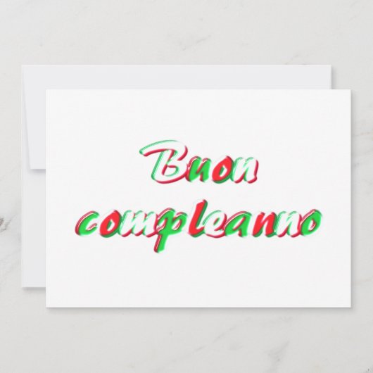 ハッピーバースデーカード 招待状 (正面)