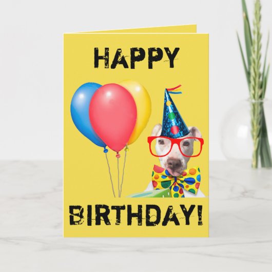 ハッピーバースデーカード！ 招待状 (正面)