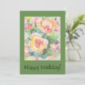 ハッピーバースデーカード 招待状 (スタンド正面)