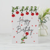 ハッピーバースデーカード 招待状 (スタンド正面)