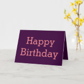 ハッピーバースデーカード。普通でエレガントす。 カード (黄色い花)