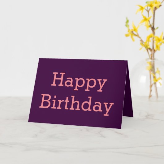 ハッピーバースデーカード。普通でエレガントす。 カード (黄色い花)