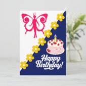ハッピーバースデーカード 案内状 (スタンド正面)