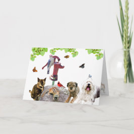 ハッピーバースデーカード:集団全体。 シーズンカード