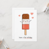 ハッピーバースデーカード- Fab カード (正面/裏面インサイチュ)