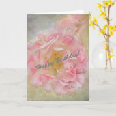 ハッピーバースデーカード(P) カード (黄色い花)