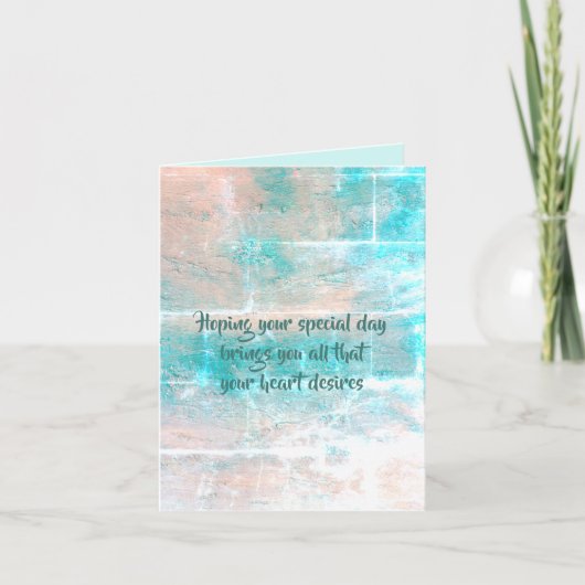 ハッピーバースデーカードby dalDesignNZ カード (正面)