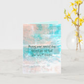 ハッピーバースデーカードby dalDesignNZ カード (黄色い花)