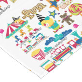 ハッピーバースデーカーニバルサーカスショートテーブルランナー ショートテーブルランナー (コーナー)