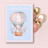 ハッピーバースデーガールおめでとうグリーティングカード カード