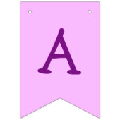 ハッピーバースデーガールズユニコーンカップケーキ バンティングフラッグ (第3の旗)