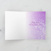 ハッピーバースデーガールズユニコーンカーパーソナライズされたド カード (内部)