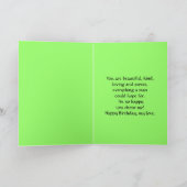 ハッピーバースデーガールズリリーオブザバレー カード (内部)