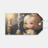 ハッピーバースデーガール01 ギフトタグ (正面(横))