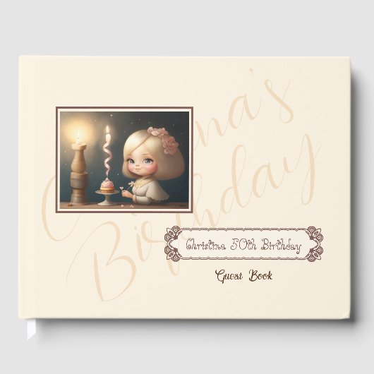 ハッピーバースデーガール01 ゲストブック (正面)