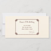 ハッピーバースデーガール01 セーブザデート (裏面)