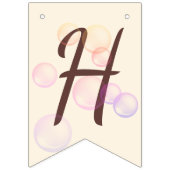 ハッピーバースデーガール01 バンティングフラッグ (第2の旗)