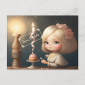 ハッピーバースデーガール01 ポストカード (正面)