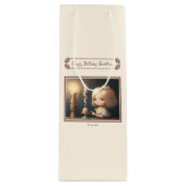 ハッピーバースデーガール01 ワインギフトバッグ (正面)