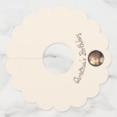 ハッピーバースデーガール01 ワイングラスタグ (正面)