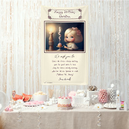 ハッピーバースデーガール01 横断幕