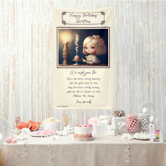 ハッピーバースデーガール01 横断幕