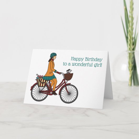 ハッピーバースデーガール1 カード (正面)