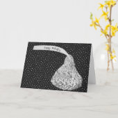 ハッピーバースデーキスオンドット カード (黄色い花)