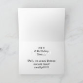 ハッピーバースデーキスIOU誕生日の希望 カード (内部)