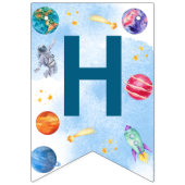 ハッピーバースデーキッズブモダンルー バンティングフラッグ (第2の旗)