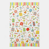 ハッピーバースデーキッチンタオル キッチンタオル (縦)