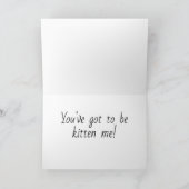 ハッピーバースデーキッテンフラワーズ カード (内部)