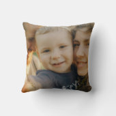 ハッピーバースデーキッド装飾用クッションバックカスタムフォト クッション (裏面)