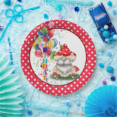 ハッピーバースデーキノコ格言紙プレート ペーパープレート (パーティー)