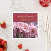 ハッピーバースデーキャサリン誕生日ズパーティーナプキン スタンダードカクテルナプキン (インサイチュ)