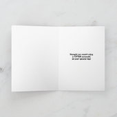 ハッピーバースデーキャットの歌遊とギター シーズンカード (内部)