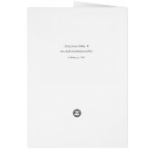 ハッピーバースデーキャット入りスーツケースカード (裏面)