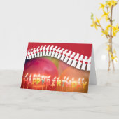 ハッピーバースデーキャンドルスパインカイロプラクティック誕生日 カード (黄色い花)