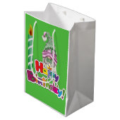 ハッピーバースデーキャンドル格言 ミディアムペーパーバッグ (正面アングル)