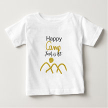 ハッピーバースデーキャンパー1歳の誕生日子供ゴールドサン