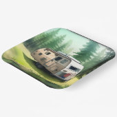 ハッピーバースデーキャンプ ペーパープレート (傾斜あり)