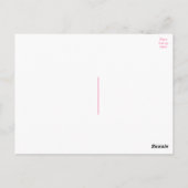 ハッピーバースデーキュートダルマチアンパピードッグラバー ポストカード (裏面)