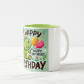 ハッピーバースデーキュートディノロール ツートーンマグカップ (正面右)