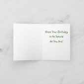 ハッピーバースデーキュートパンダベア カード (内部)