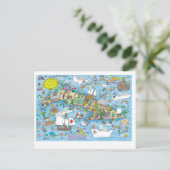 ハッピーバースデーキューバ ポストカード (スタンド正面)