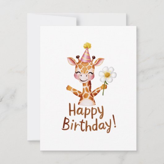 ハッピーバースデーキリン シーズンカード (正面)