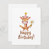 ハッピーバースデーキリン シーズンカード (正面/裏面)