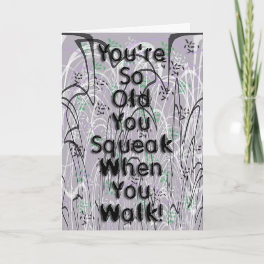 ハッピーバースデーキーキー！ カード (正面)